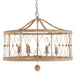 Crystorama BRX-B7906-BS Brixton Six Light Chandelier Burnished Silver Alternate Image 2.jpg