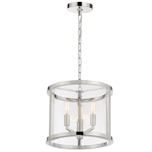 Crystorama DEV-B8003-PN Devon Three Light Mini Chandelier Polished Nickel Alternate Image.jpg