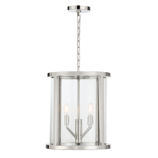 Crystorama DEV-B8004-PN Devon Four Light Mini Chandelier Polished Nickel Alternate Image.jpg