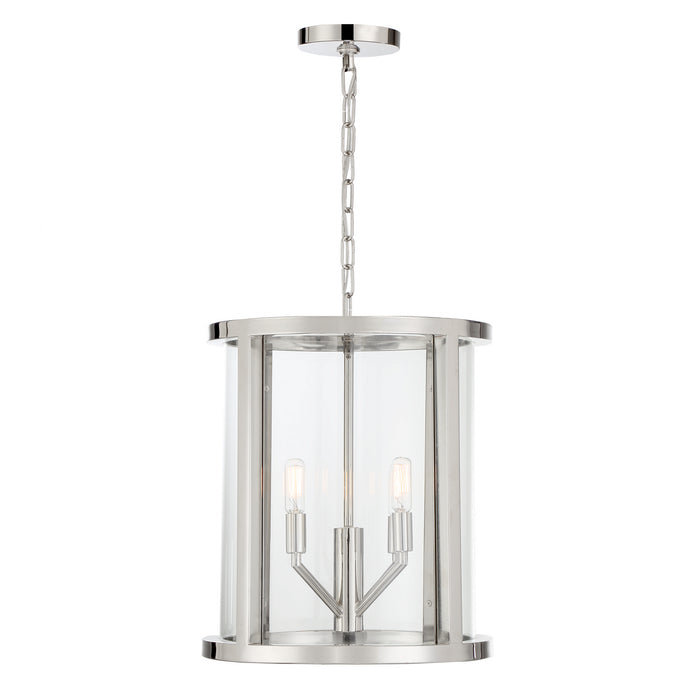 Crystorama DEV-B8004-PN Devon Four Light Mini Chandelier Polished Nickel Alternate Image.jpg