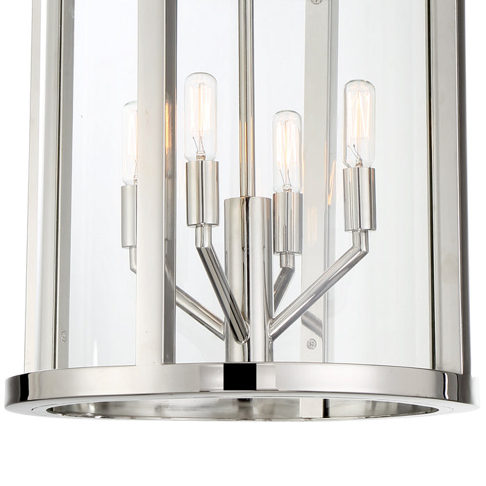 Crystorama DEV-B8004-PN Devon Four Light Mini Chandelier Polished Nickel Alternate Image 4.jpg
