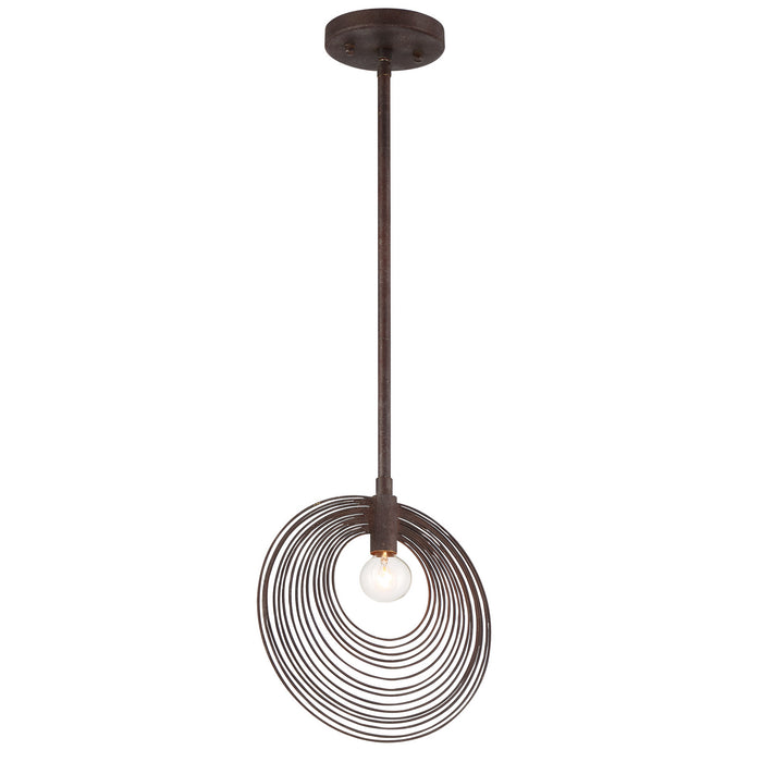 Crystorama DOR-B7700-FB Doral One Light Pendant Forged Bronze Alternate Image.jpg