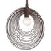 Crystorama DOR-B7700-FB Doral One Light Pendant Forged Bronze Alternate Image 2.jpg