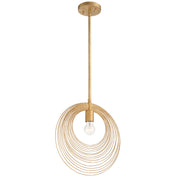 Crystorama DOR-B7701-RG Doral One Light Pendant Renaissance Gold Alternate Image.jpg