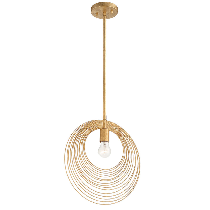 Crystorama DOR-B7701-RG Doral One Light Pendant Renaissance Gold Alternate Image.jpg