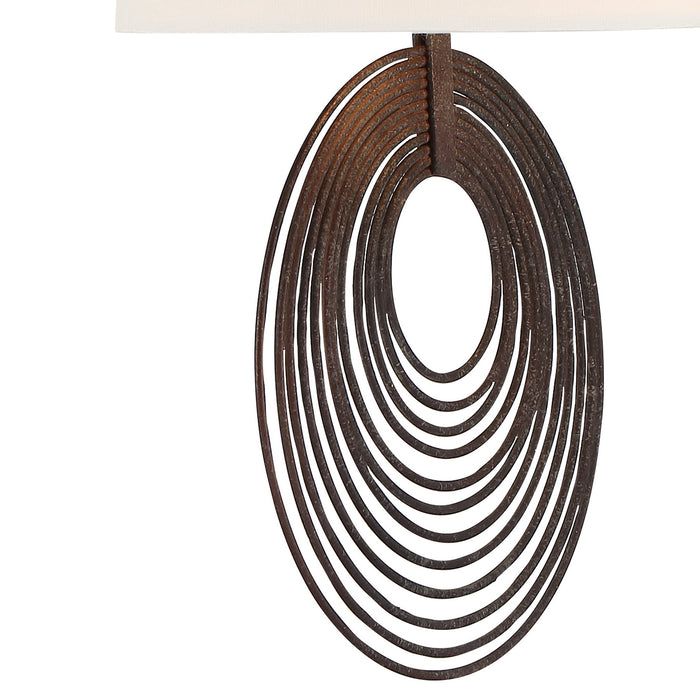 Crystorama DOR-B7702-FB Doral Two Light Wall Sconce Forged Bronze Alternate Image 2.jpg