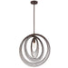 Crystorama DOR-B7711-FB Doral One Light Pendant Forged Bronze Alternate Image.jpg