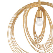 Crystorama DOR-B7711-RG Doral One Light Pendant Renaissance Gold Alternate Image 2.jpg