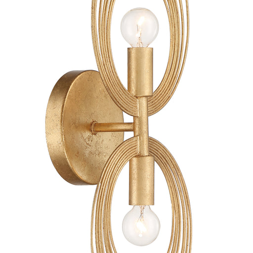 Crystorama DOR-B7722-RG Doral Two Light Wall Sconce Renaissance Gold Alternate Image.jpg