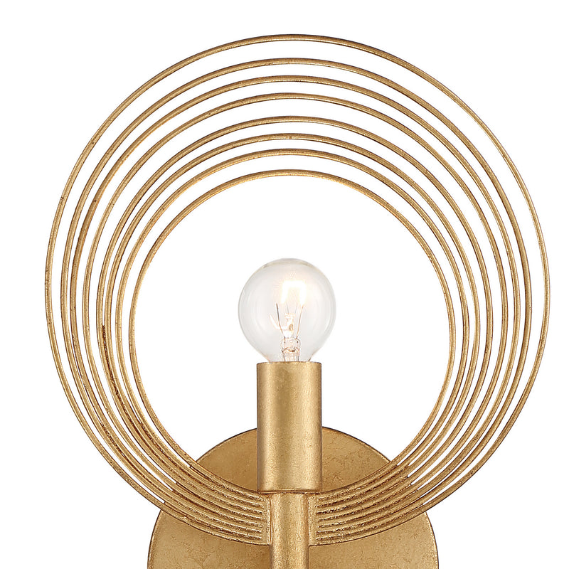 Crystorama DOR-B7722-RG Doral Two Light Wall Sconce Renaissance Gold Alternate Image 2.jpg