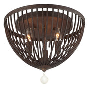 Crystorama DUV-620-FB Duval Three Light Flush Mount Forged Bronze Alternate Image.jpg