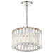 Crystorama ELL-B3004-PN Elliot Four Light Pendant Polished Nickel Alternate Image 2.jpg