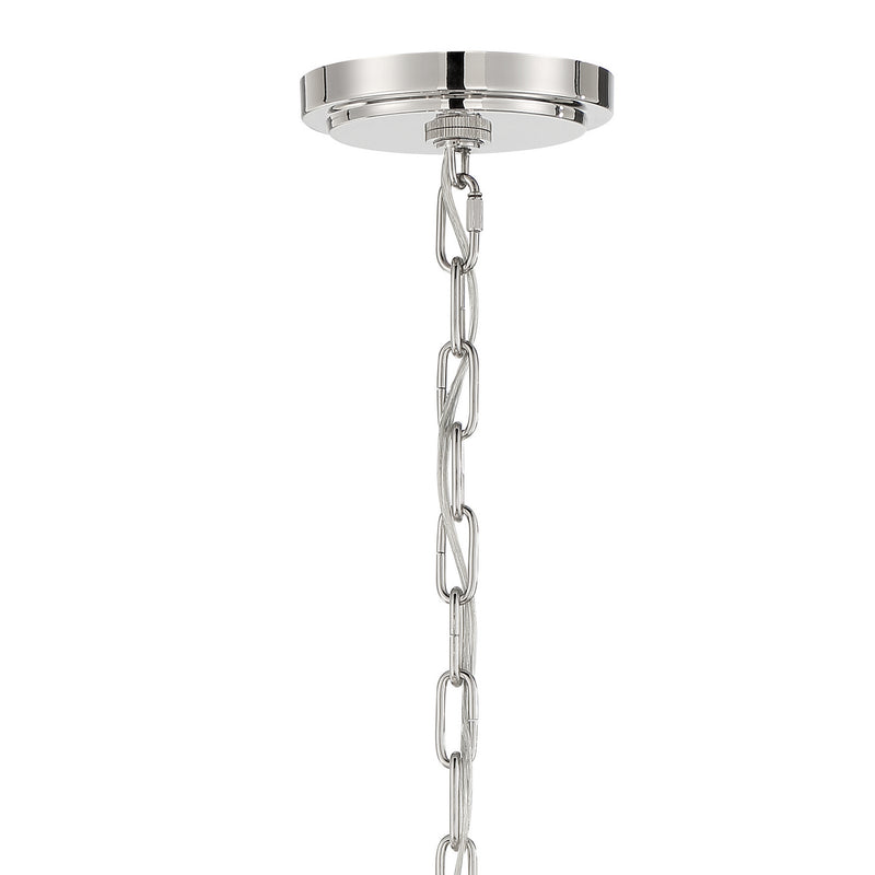 Crystorama ELL-B3006-PN Elliot Six Light Chandelier Polished Nickel Alternate Image 4.jpg