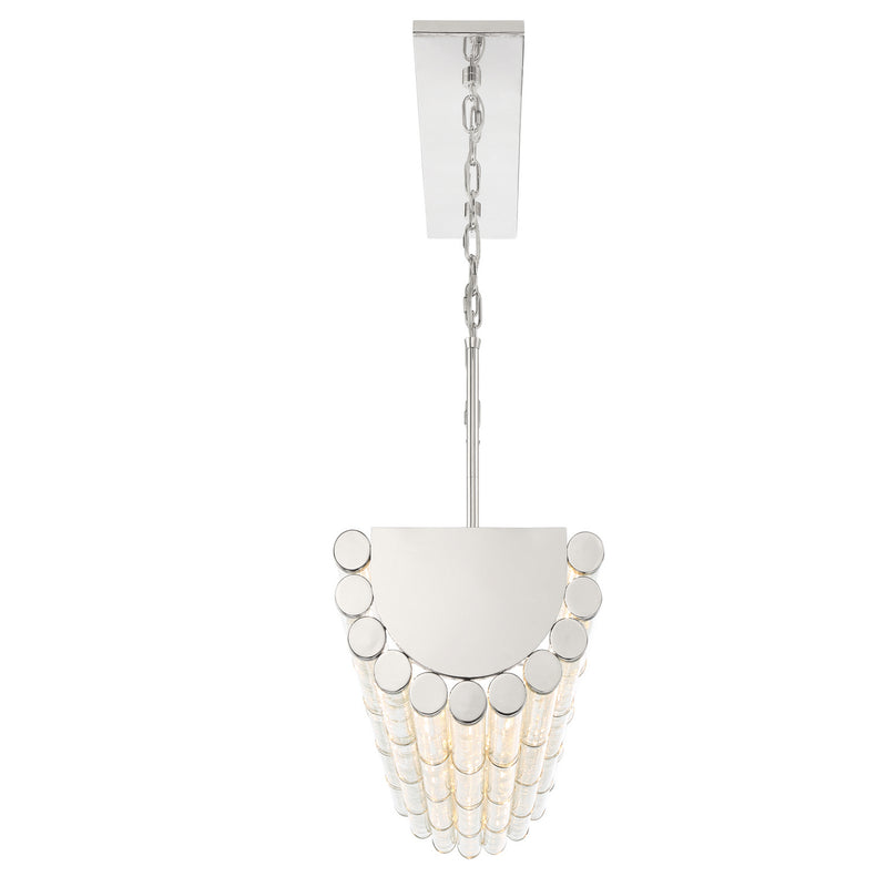 Crystorama ELL-B3007-PN Elliot Six Light Chandelier Polished Nickel Alternate Image 2.jpg