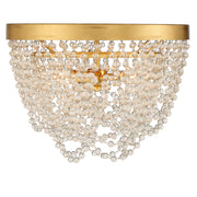 Crystorama FIO-A9103-GA-CL Fiona Three Light Flush Mount Antique Gold Alternate Image.jpg