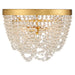 Crystorama FIO-A9103-GA-CL Fiona Three Light Flush Mount Antique Gold Alternate Image.jpg