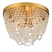 Crystorama FIO-A9103-GA-CL Fiona Three Light Flush Mount Antique Gold Alternate Image 2.jpg