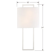 Crystorama FRE-422-PN Fremont Two Light Wall Sconce Polished Nickel Alternate Image 4.jpg