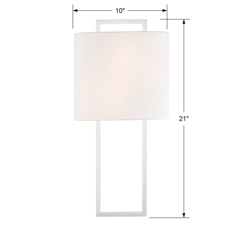 Crystorama FRE-422-PN Fremont Two Light Wall Sconce Polished Nickel Alternate Image 4.jpg