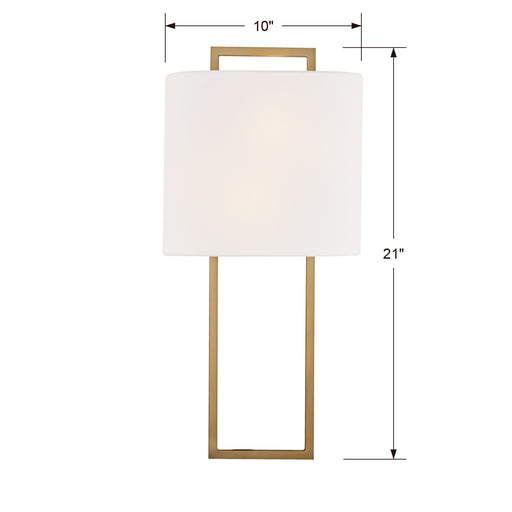 Crystorama FRE-422-VG Fremont Two Light Wall Sconce Vibrant Gold Alternate Image.jpg