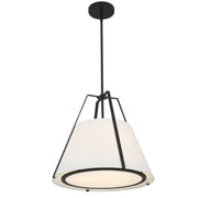Crystorama FUL-904-BK Fulton Three Light Pendant Black Alternate Image 2.jpg