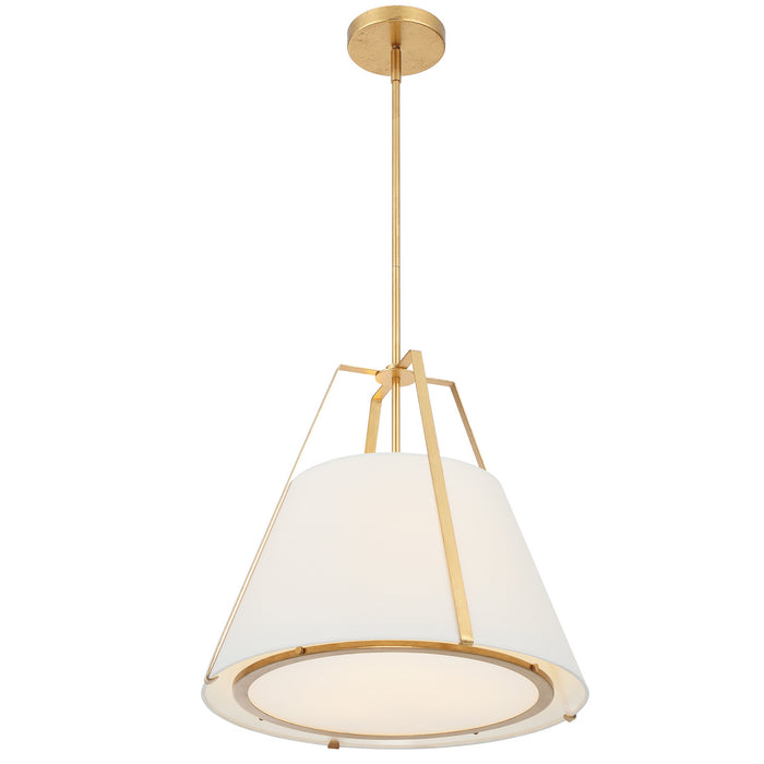 Crystorama FUL-904-GA Fulton Three Light Pendant Antique Gold Alternate Image 2.jpg