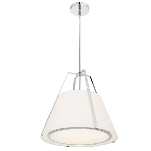 Crystorama FUL-904-PN Fulton Three Light Pendant Polished Nickel Alternate Image.jpg