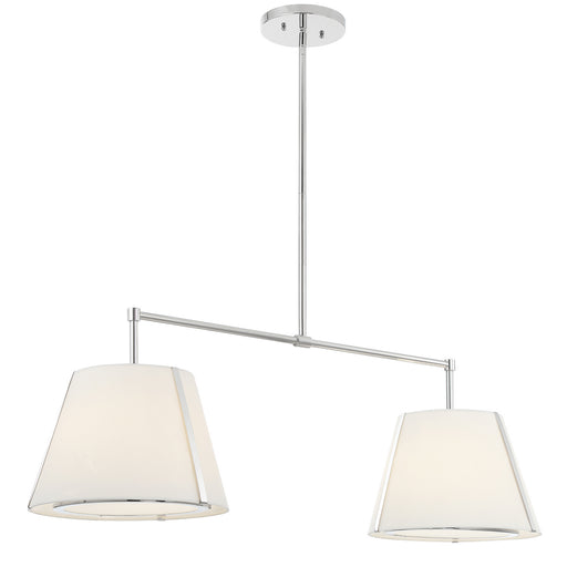 Crystorama FUL-906-PN Fulton Four Light Chandelier Polished Nickel Alternate Image.jpg