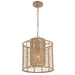 Crystorama JAY-A5001-BS Jayna One Light Pendant Burnished Silver Alternate Image 2.jpg