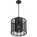 Crystorama JAY-A5001-MK Jayna One Light Pendant Matte Black Alternate Image.jpg