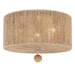 Crystorama JES-B7103-BS Jessa Three Light Flush Mount Burnished Silver Alternate Image 2.jpg