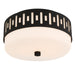 Crystorama KEA-B8200-BF Keaton Two Light Flush Mount Black Forged Alternate Image.jpg