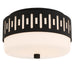 Crystorama KEA-B8200-BF Keaton Two Light Flush Mount Black Forged Alternate Image 2.jpg
