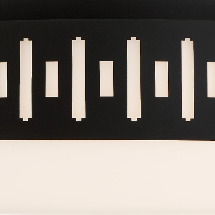 Crystorama KEA-B8200-BF Keaton Two Light Flush Mount Black Forged Alternate Image 4.jpg