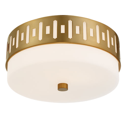 Crystorama KEA-B8200-VG Keaton Two Light Flush Mount Vibrant Gold Alternate Image.jpg