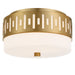 Crystorama KEA-B8200-VG Keaton Two Light Flush Mount Vibrant Gold Alternate Image 2.jpg