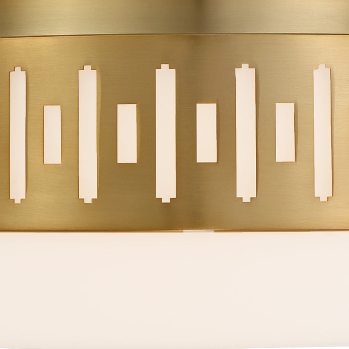 Crystorama KEA-B8200-VG Keaton Two Light Flush Mount Vibrant Gold Alternate Image 4.jpg