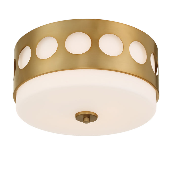 Crystorama KIR-B8100-VG Kirby Two Light Flush Mount Vibrant Gold Alternate Image.jpg