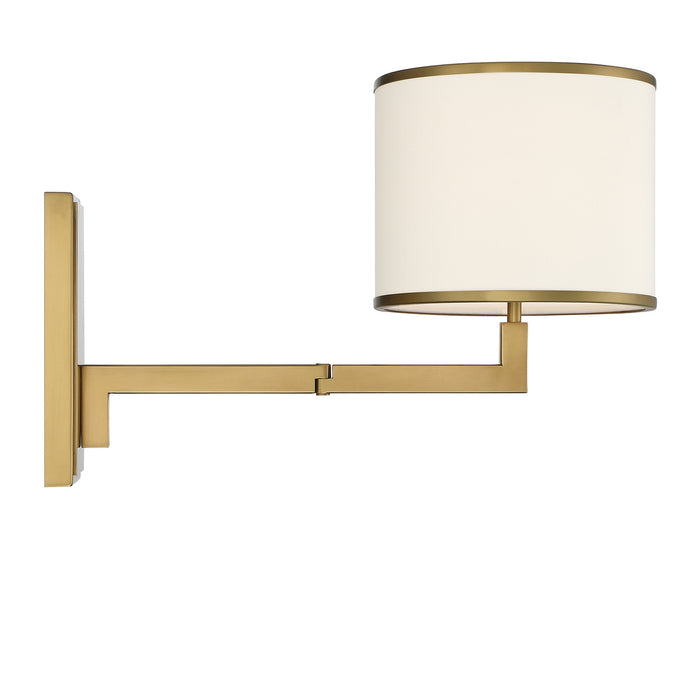 Crystorama MAD-B4101-AG Madison One Light Wall Sconce Aged Brass Alternate Image 2.jpg
