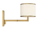 Crystorama MAD-B4101-AG Madison One Light Wall Sconce Aged Brass Alternate Image 2.jpg