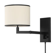 Crystorama MAD-B4101-MK Madison One Light Wall Sconce Matte Black Alternate Image.jpg