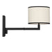 Crystorama MAD-B4101-MK Madison One Light Wall Sconce Matte Black Alternate Image 2.jpg