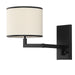 Crystorama MAD-B4101-MK Madison One Light Wall Sconce Matte Black Alternate Image 4.jpg