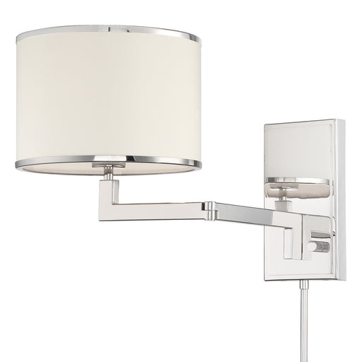 Crystorama MAD-B4101-PN Madison One Light Wall Sconce Polished Nickel Alternate Image.jpg