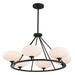 Crystorama PKR-B8506-BF Parker Six Light Chandelier Black Forged Alternate Image 2.jpg