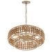 Crystorama SIL-B6003-BS Silas Four Light Mini Chandelier Burnished Silver Alternate Image.jpg