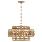 Crystorama SIL-B6003-BS Silas Four Light Mini Chandelier Burnished Silver Alternate Image 2.jpg