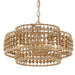 Crystorama SIL-B6003-BS Silas Four Light Mini Chandelier Burnished Silver Alternate Image 4.jpg