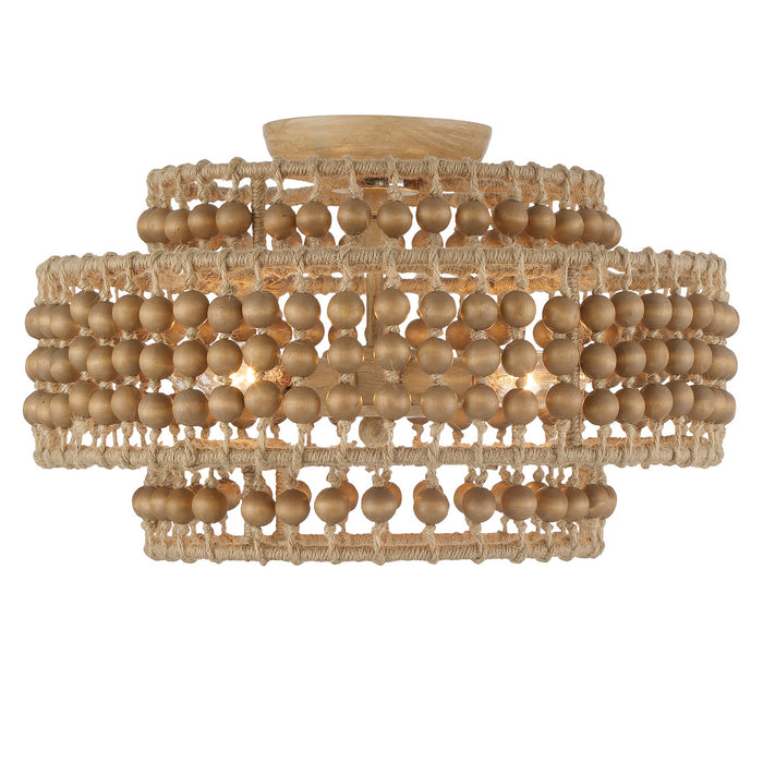 Crystorama SIL-B6003-BS_CEILING Silas Four Light Semi Flush Mount Burnished Silver Alternate Image 2.jpg