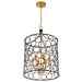 Crystorama STM-B5106-BZ-GA Stemmons Six Light Mini Chandelier Bronze / Antique Gold Alternate Image.jpg